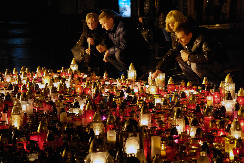 Mourning in Lviv