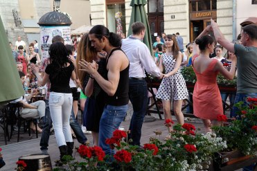Dancing at the market square