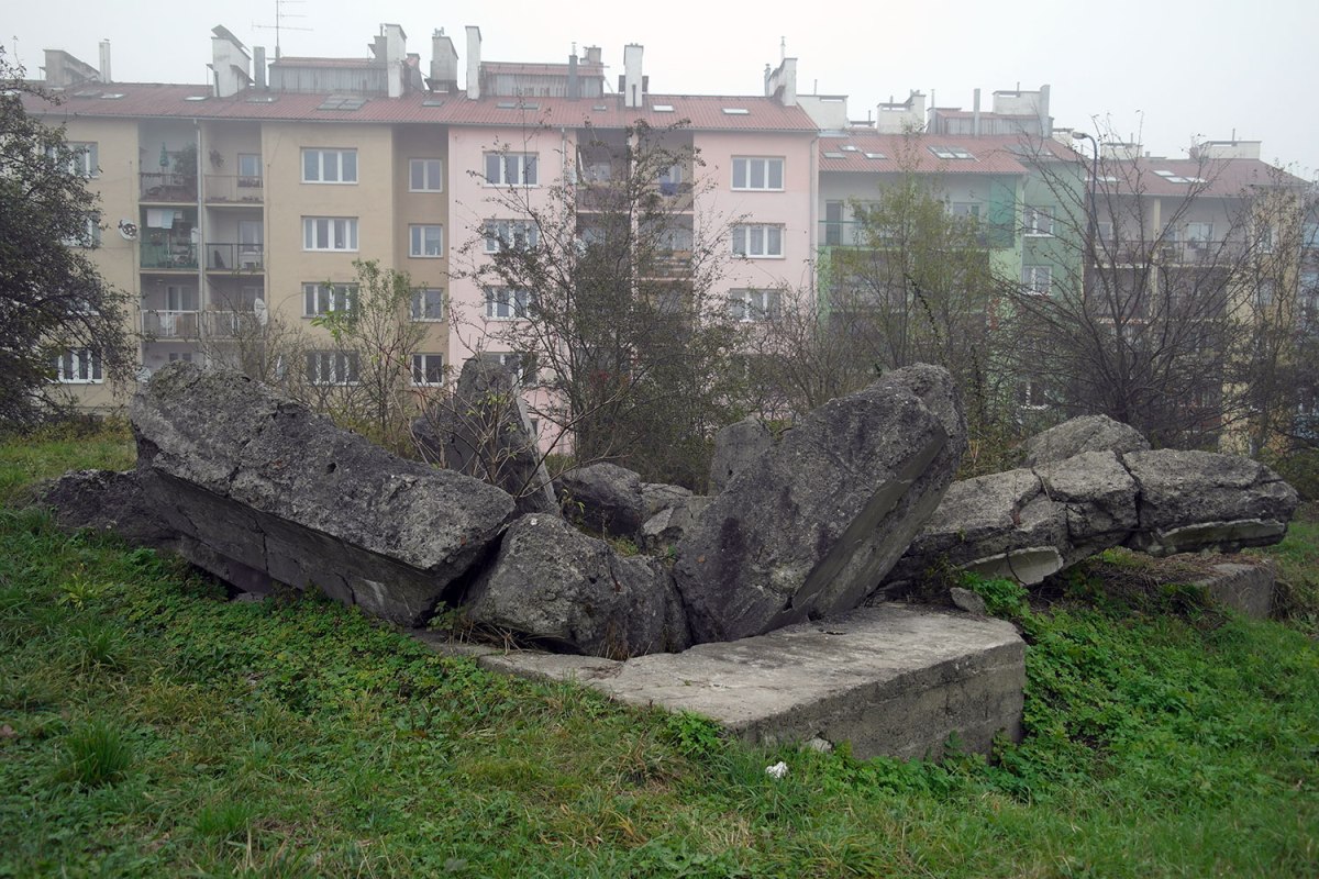 Plaszow - blown up building