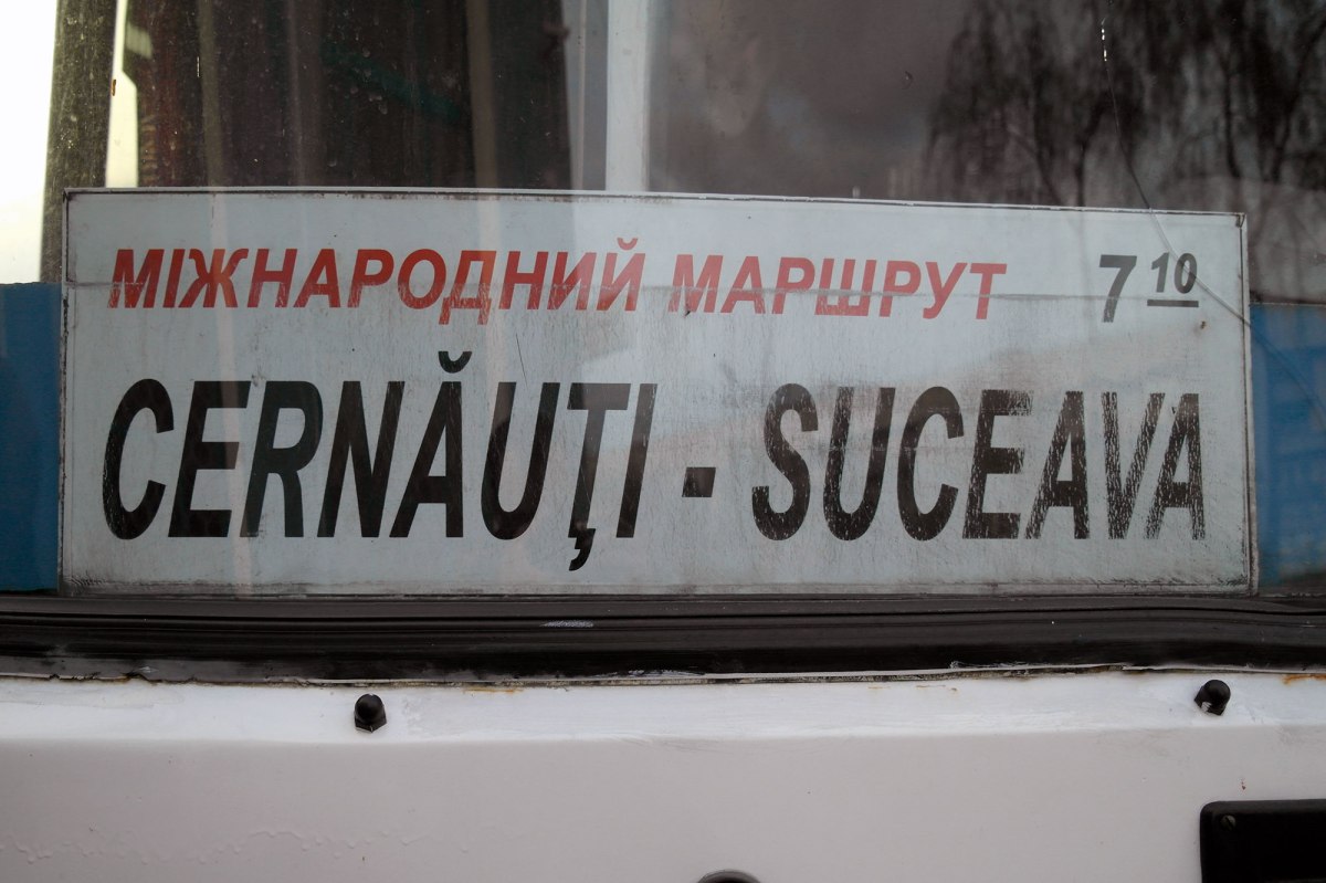 Bus from Czernowitz to Suceava
